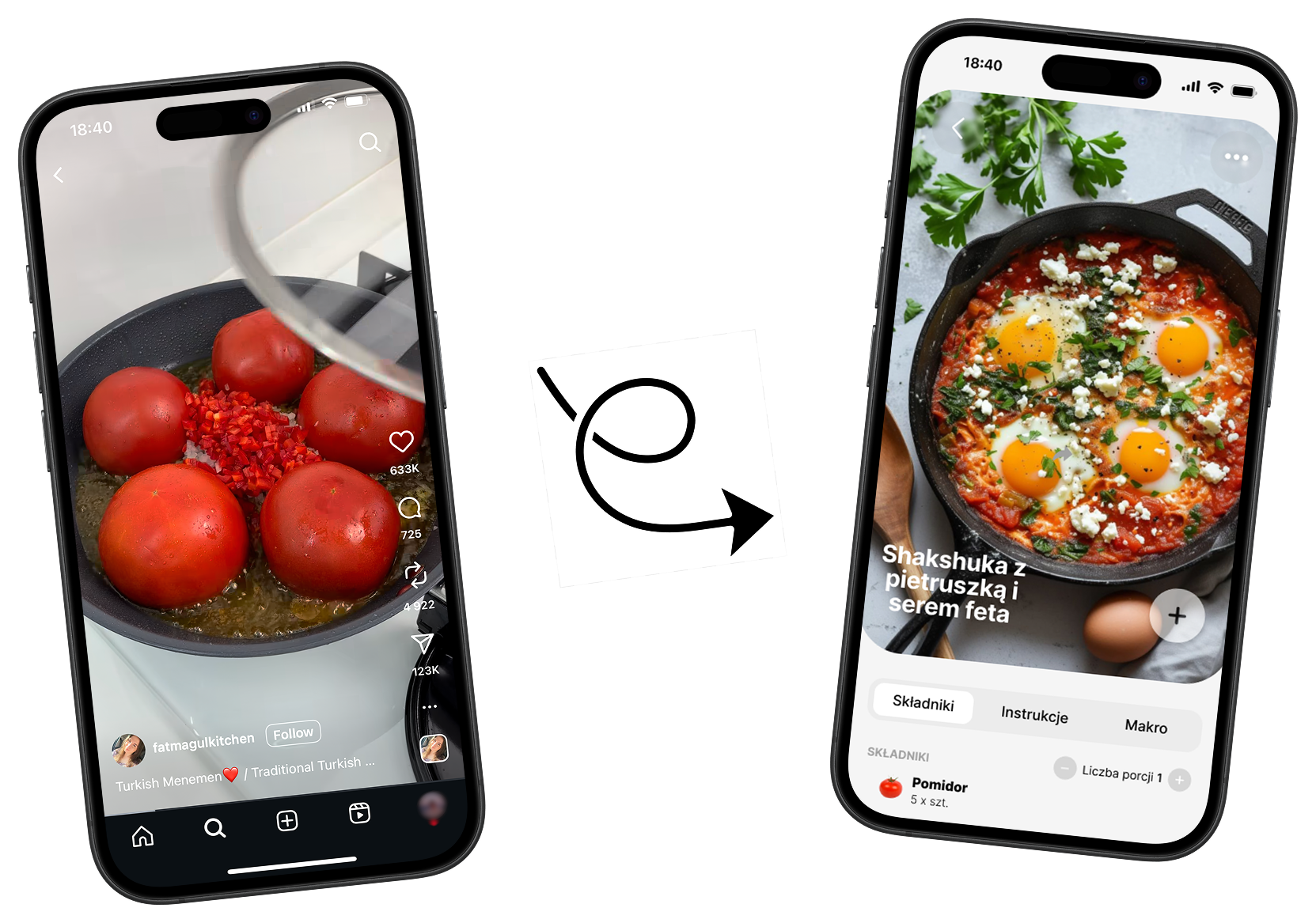 FoodFeat Hero Import Screens